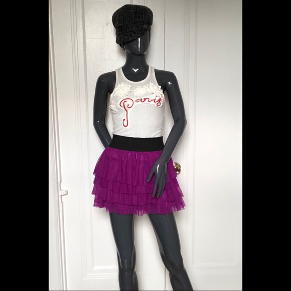 SOLD! Free People "Paris" 3D Embroidered Tank - Picture 2 of 7